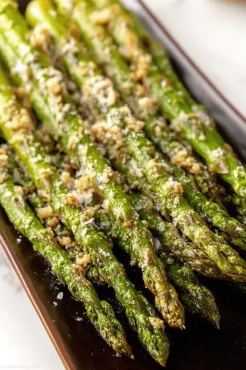 Garlic Parmesan Roasted Asparagus