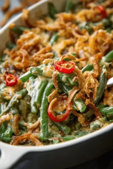 Spicy Green Bean Casserole