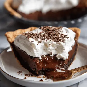 Gluten-Free Chocolate Pie With Chocolate Custard and Whipped Cream