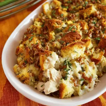 Easy Chicken Stuffing Bake (One-Dish Casserole)