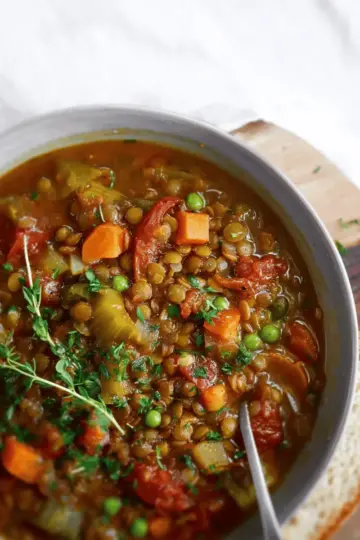 Lentil Vegetable Soup
