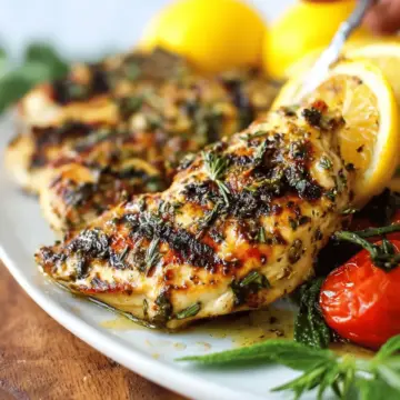 Grilled Lemon Herb Chicken