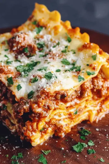 Classic Beef Lasagna