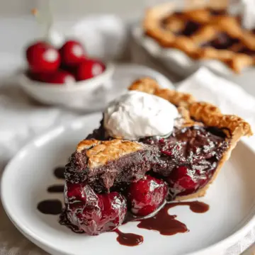 Chocolate Cherry Pie