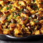 Challah Stuffing with Mushrooms
