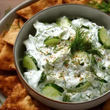 Thick and Creamy Cucumber Tzatziki