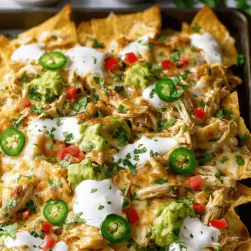 White Chicken Chili Nachos