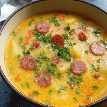 German potato soup (Kartoffelsuppe)