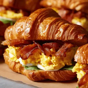 Croissant Breakfast Sandwich