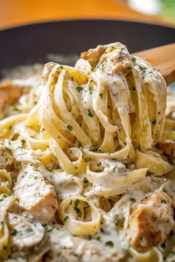 Mom’s Chicken Fettuccine Alfredo