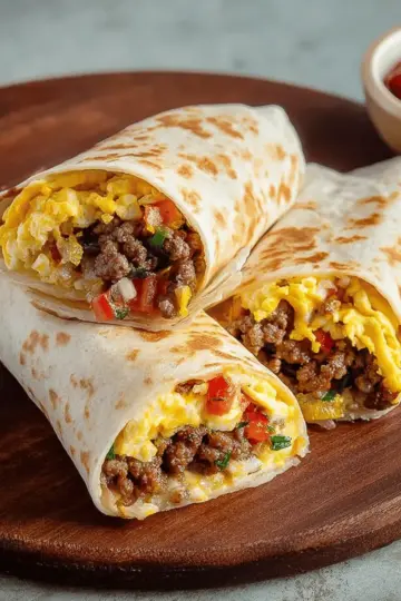 Sausage Breakfast Burrito