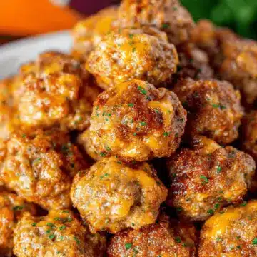 Cheddar Bay Sausage Balls (Only 4 Ingredients)