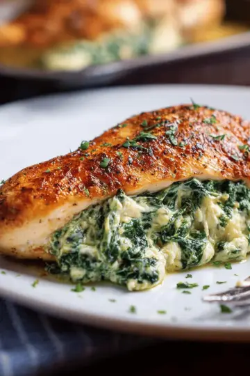 Spinach Stuffed Chicken