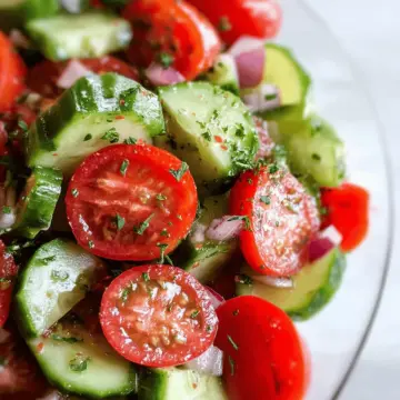 Tomato Cucumber Salad