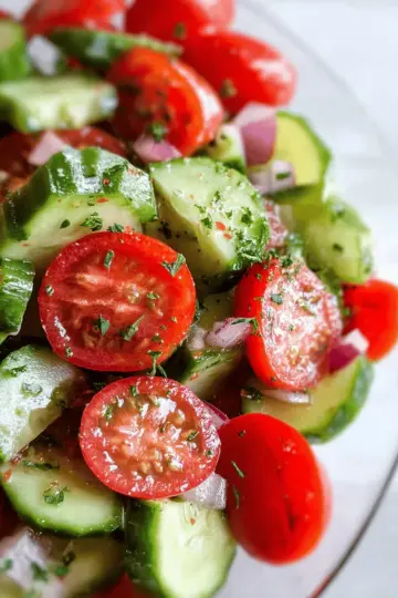 Tomato Cucumber Salad