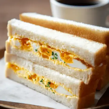 Japanese Egg Sandwich (Tamago Sando) タマゴサンド