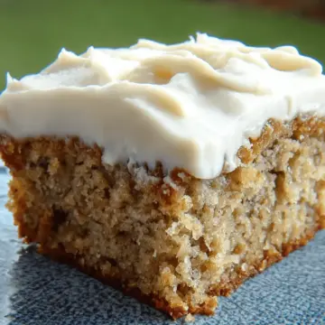 Banana Cake with Cream Cheese Frosting