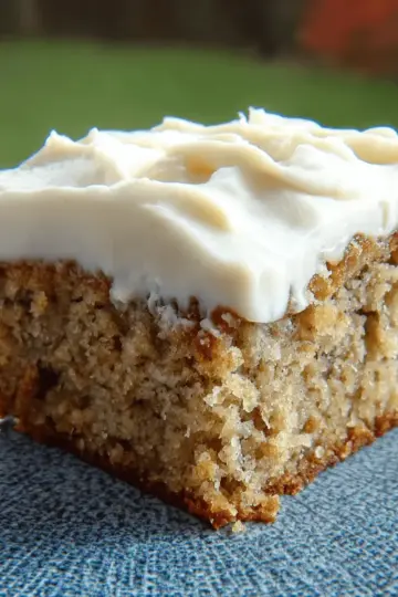 Banana Cake with Cream Cheese Frosting