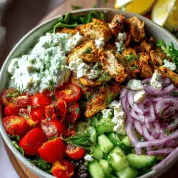 Chicken Gyro Bowls