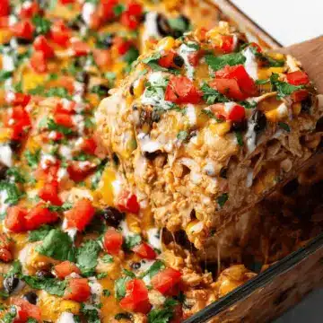 Easy Chicken Burrito Casserole