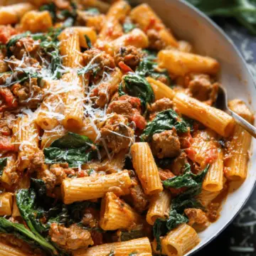 Creamy Sausage Rigatoni (One-Pot, 30-Minute Meal)