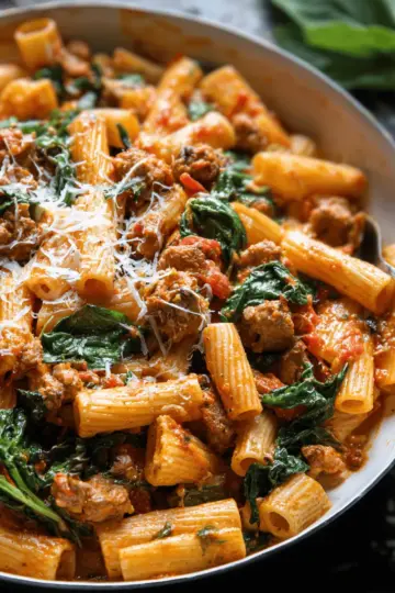 Creamy Sausage Rigatoni (One-Pot, 30-Minute Meal)
