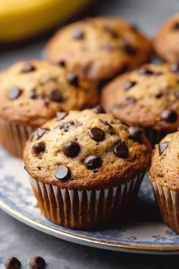 Banana Chocolate Chip Muffins