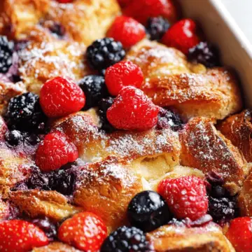 Berry Croissant Bake