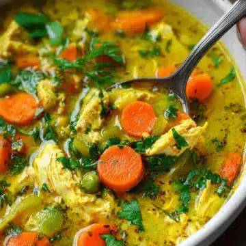 Anti Inflammatory Turmeric Chicken Soup
