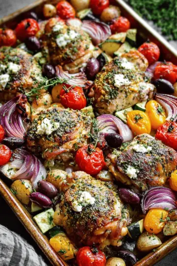 Greek Sheet Pan Chicken