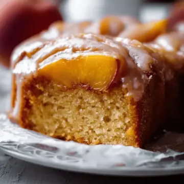 Brown Sugar Peach Cake