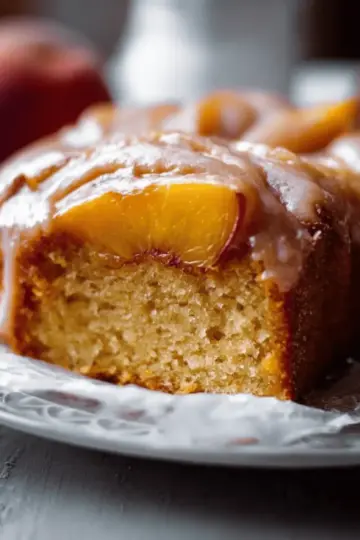 Brown Sugar Peach Cake