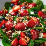 15-Minute Strawberry Spinach Salad