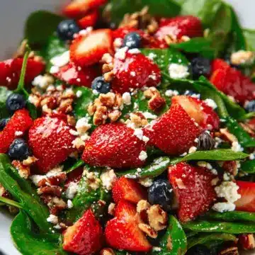 15-Minute Strawberry Spinach Salad