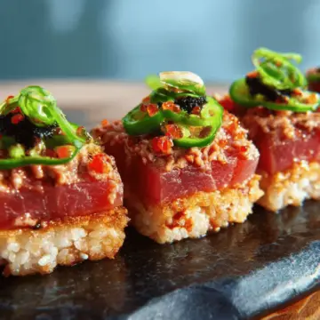 Spicy Tuna Crispy Rice (Nobu)