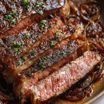 Pan-Seared, Butter-Basted Thick-Cut Steak Recipe