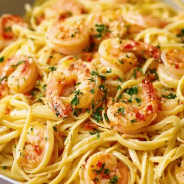 Garlic Butter Shrimp Pasta