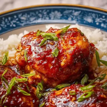 Honey-Garlic Slow Cooker Chicken Thighs