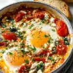 Baked Feta Eggs Recipe