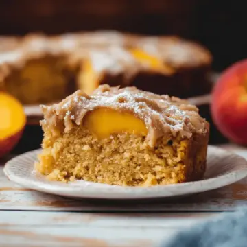 Brown Sugar Peach Cake