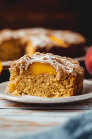 Brown Sugar Peach Cake