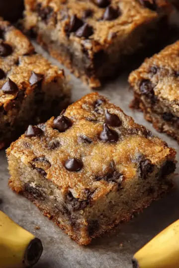Banana Chocolate Chip Bars