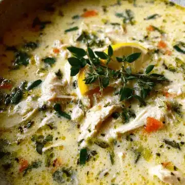 Avgolemono Greek Lemon Chicken Soup