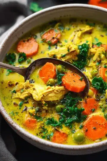 Anti Inflammatory Turmeric Chicken Soup