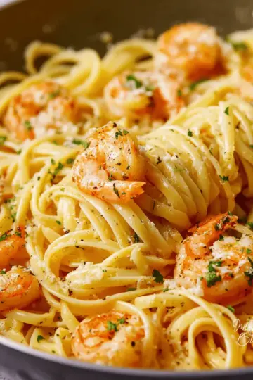 Garlic Butter Shrimp Pasta