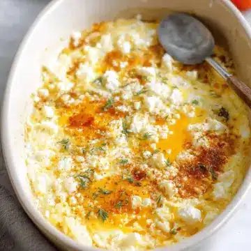 Baked Feta Eggs