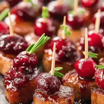 Sheet Pan Smoked Sausage Cranberry Bites – Sweet, Savory, and Perfect for Parties