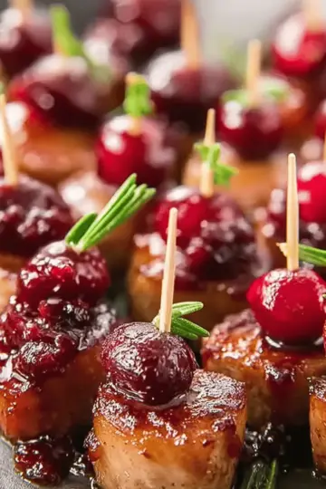 Sheet Pan Smoked Sausage Cranberry Bites – Sweet, Savory, and Perfect for Parties