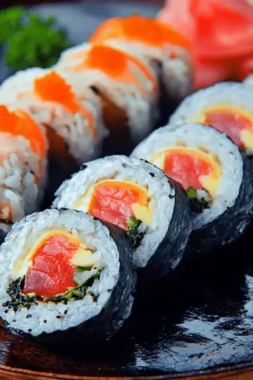 Maki sushi rolls