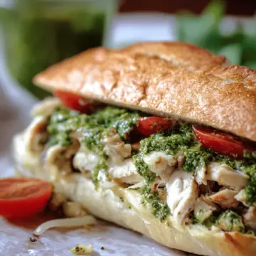 Chicken Pesto Sandwich
